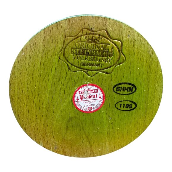 Steinbach Wooden German Incense Smoker Railroadman Figurine Handmade 10" Vintage - Picture 9 of 10